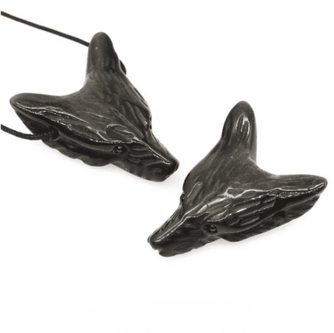 Tête de renard Obsidienne