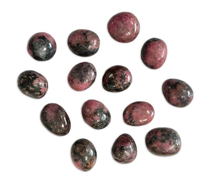 Pierre rouler Rhodonite