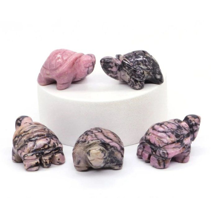 Mini tortue Rhodonite