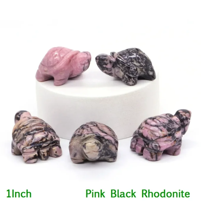 Mini tortue Rhodonite