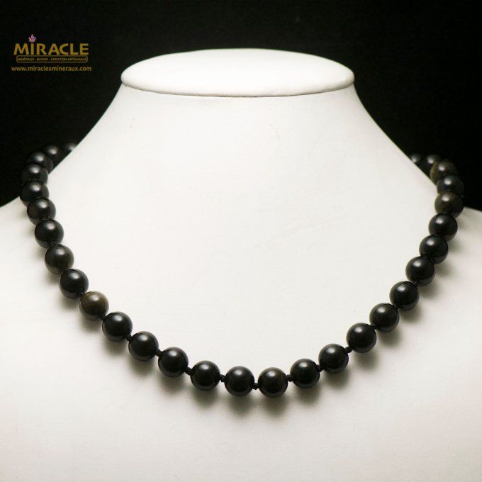 Collier Obsidienne 