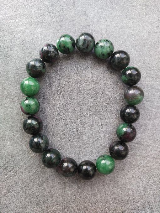 Bracelet Rubis sur zoisite