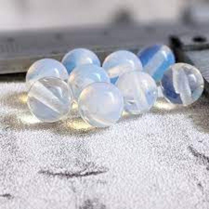 Perle Opaline à l'unité