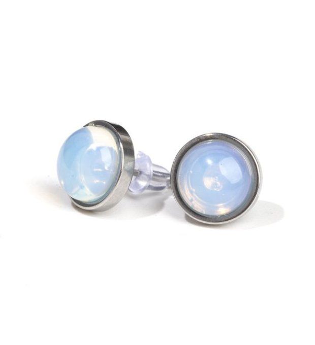 Boucle d oreille puce Opaline