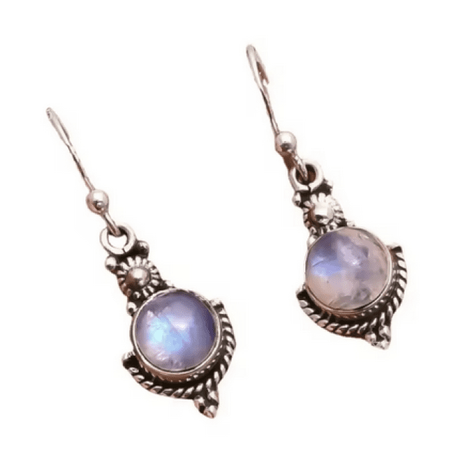 Boucle d'oreille opaline