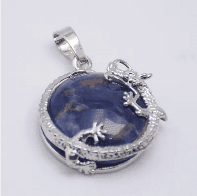 Pendentif dragon Sodalite