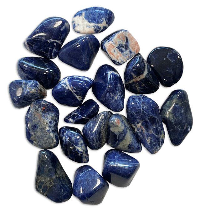 Pierre rouler Sodalite