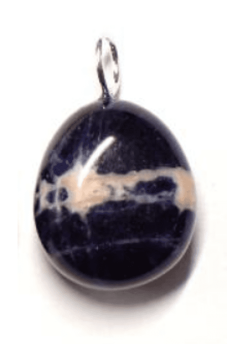 Pendentif Sodalite forme libre