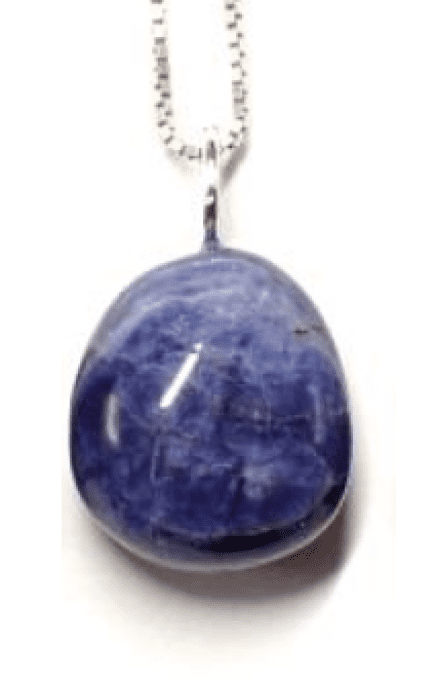 Pendentif Sodalite forme libre