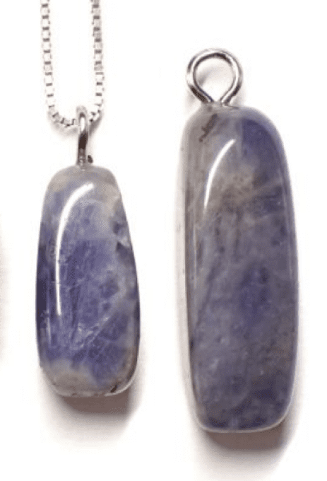 Pendentif Tanzanite forme libre