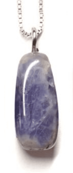 Pendentif Tanzanite forme libre