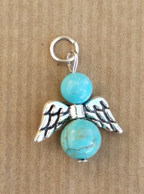 Pendentif ange Turquoise