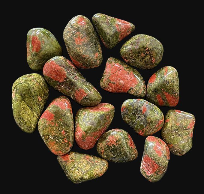 Pierre rouler Unakite