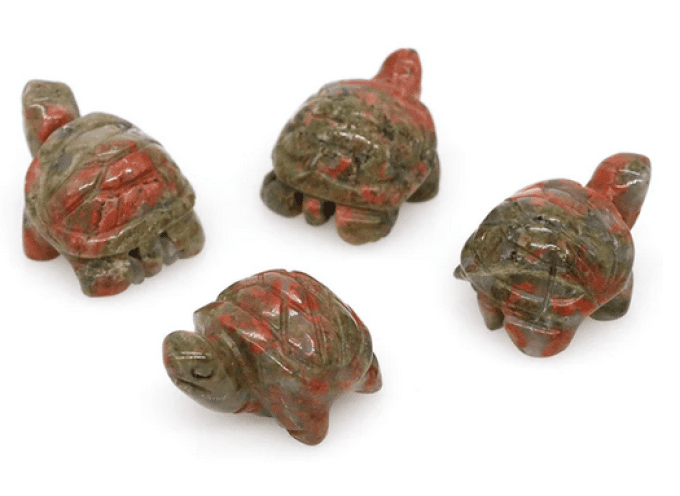 Mini tortue Unakite