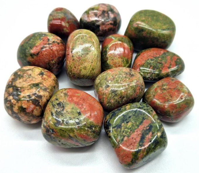 Pierre rouler Unakite
