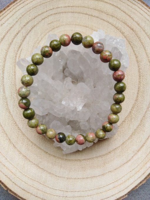 Bracelet Unakite (Taille enfant)