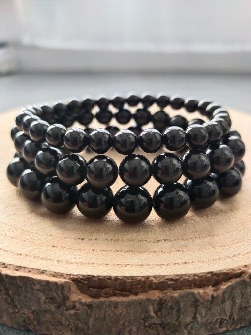 Bracelet Obsidienne