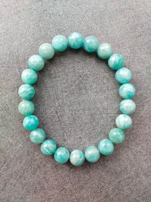 Perle Amazonite à l'unité