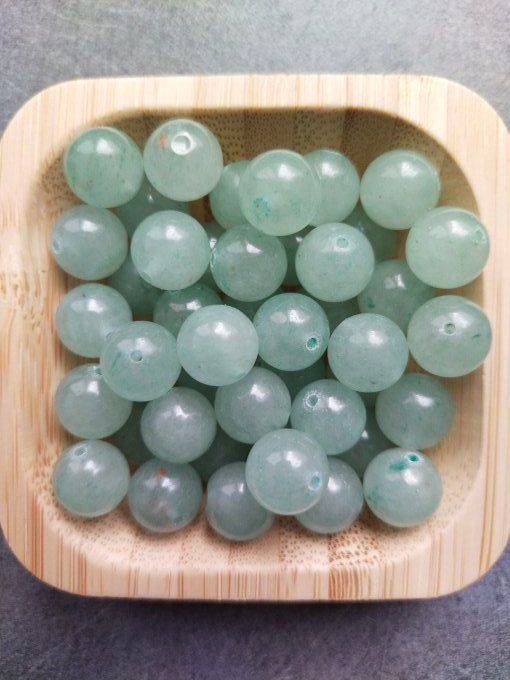 Perle Aventurine verte à l'unité