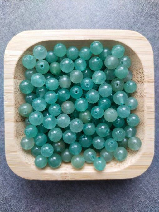 Perle Aventurine verte à l'unité