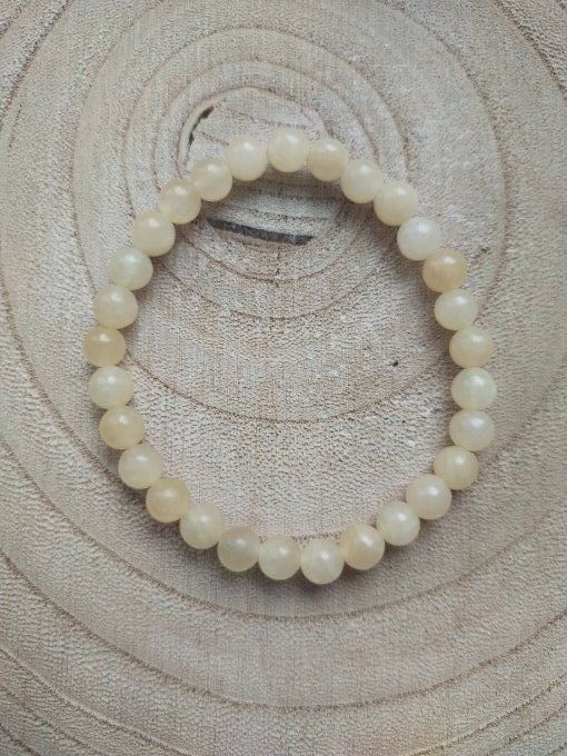 Bracelet Calcite orange (Taille enfant)