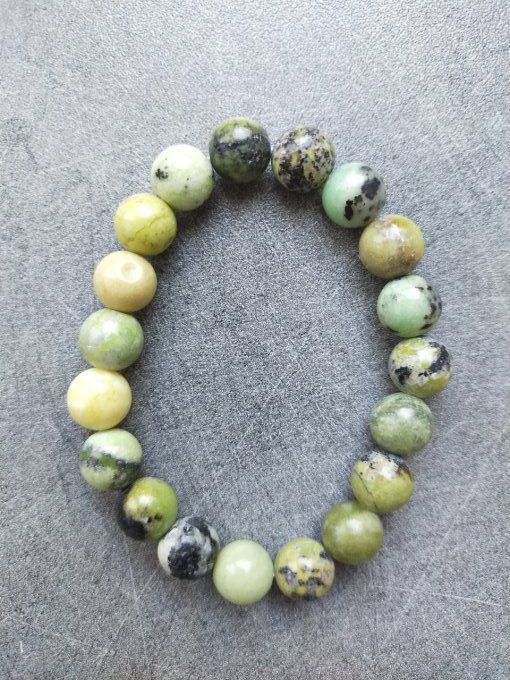Bracelet Chrysoprase citron