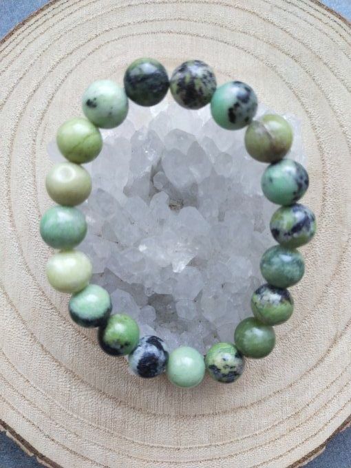Bracelet Chrysoprase citron