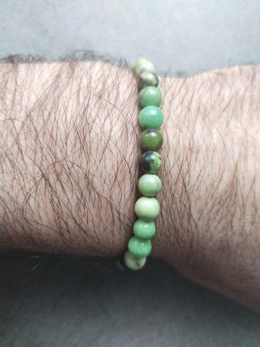 Bracelet Chrysoprase citron