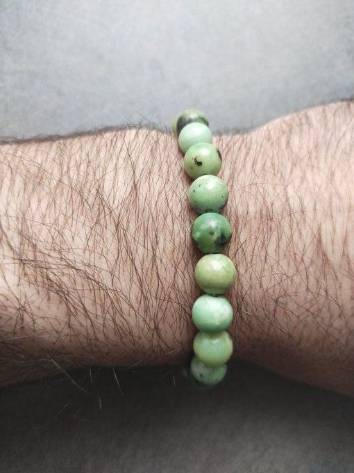 Bracelet Chrysoprase citron