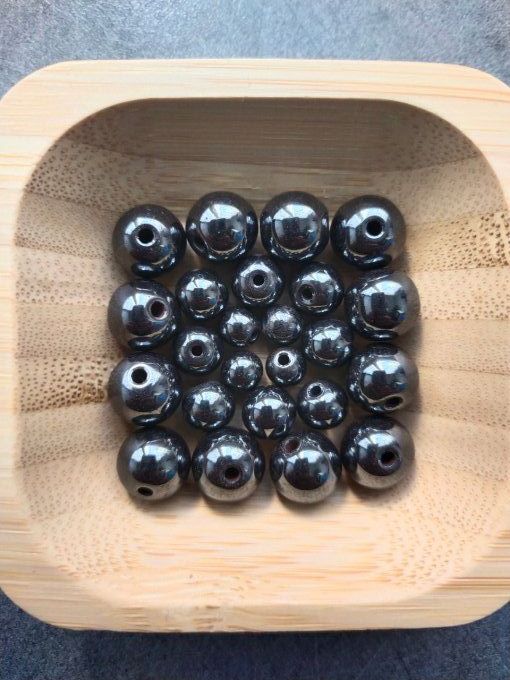 Perle Hématite à l'unité