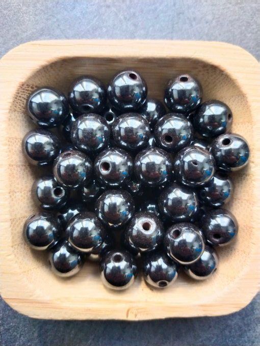 Perle Hématite à l'unité