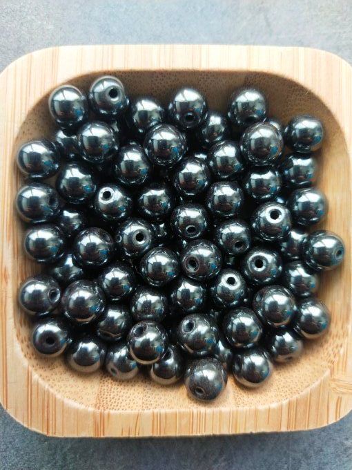 Perle Hématite à l'unité