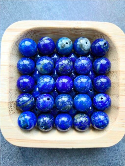 Perle Lapis lazuli à l'unité