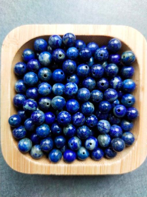 Perle Lapis lazuli à l'unité