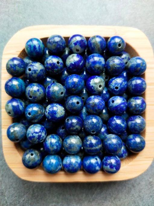 Perle Lapis lazuli à l'unité