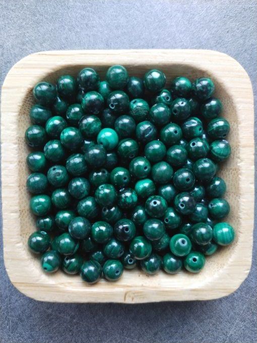 Perle Malachite à l'unité