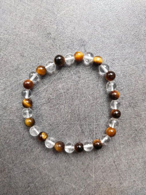 Bracelet Oeil de tigre / quartz