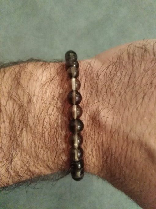 Bracelet Quartz fumée