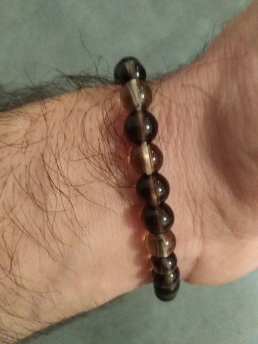 Bracelet Quartz fumée