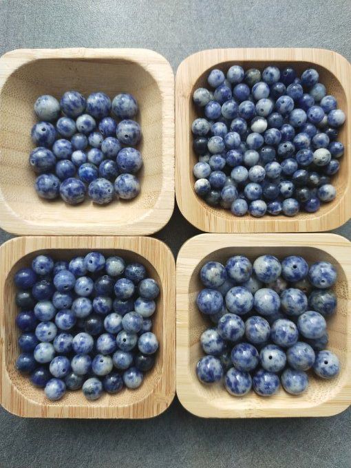 Perle Sodalite à l'unité