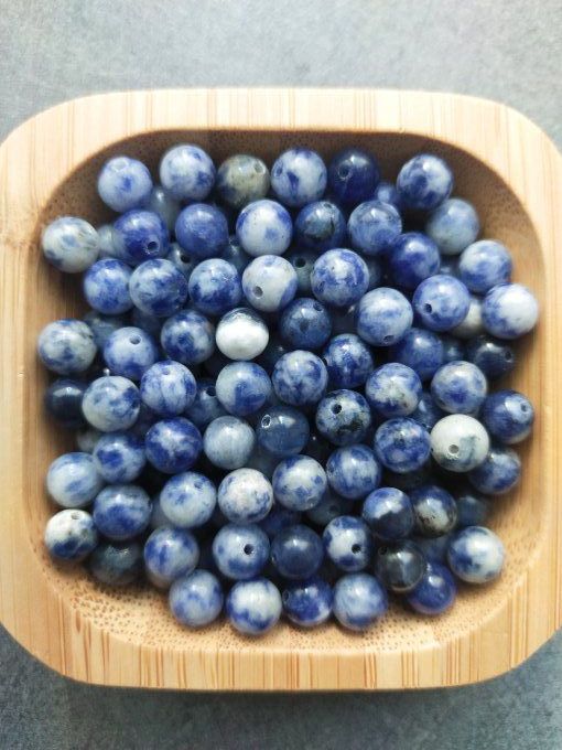 Perle Sodalite à l'unité