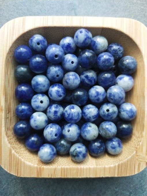 Perle Sodalite à l'unité