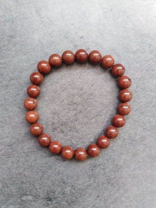 Bracelet Obsidienne acajou